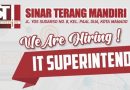 Lowongan Kerja IT Superintendent, PT. STM