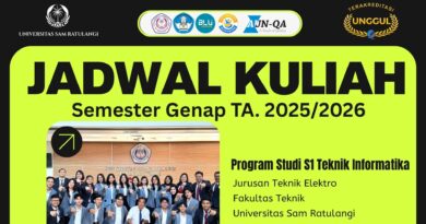 Jadwal Kuliah Semester Genap 2025 – 2026
